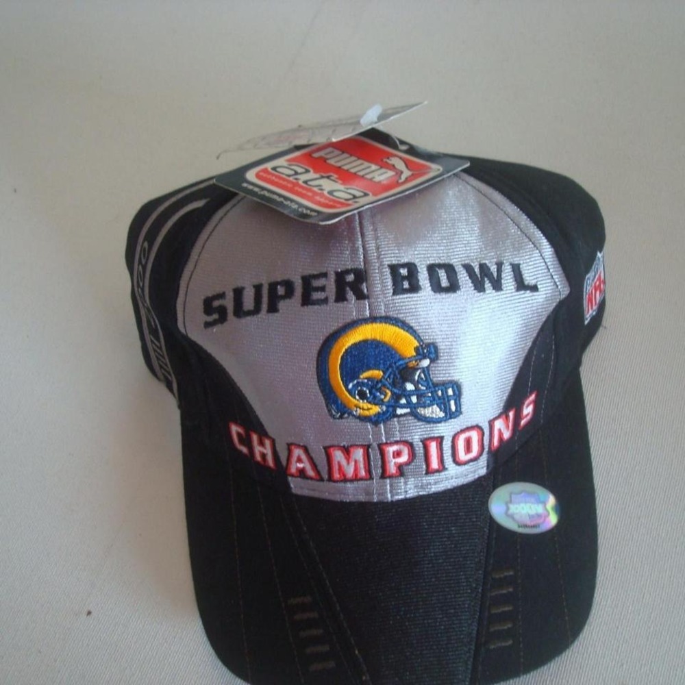 ST LOUIS RAMS PUMA HAT CAP VINTAGE 00S Y2K B4